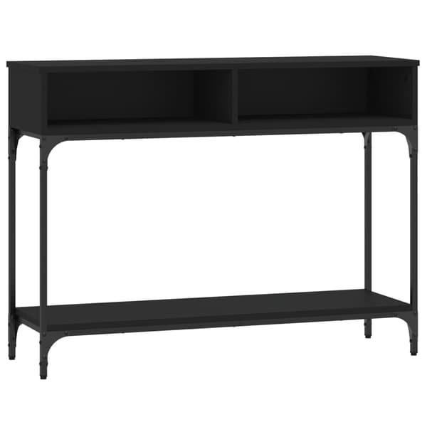 vidaXL konsolbord, sort, 100x30,5x75 cm