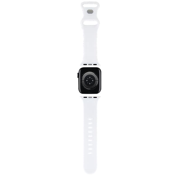 Hello Kitty silikone sløjfer og striberrem til Apple Watch 38/40/41mm, sort/sort