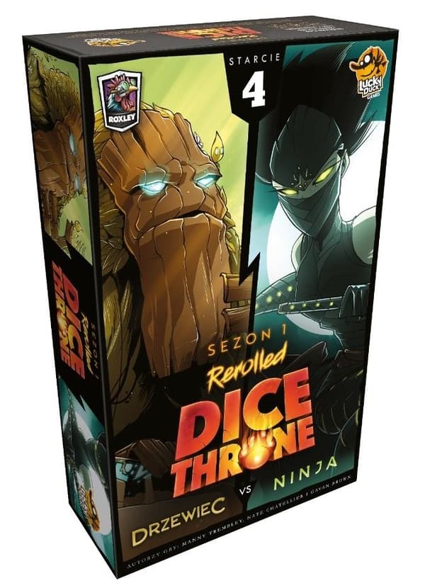 Dice Throne Clash 4: Træskæg vs. Ninja