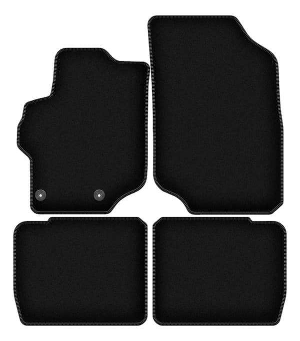 BASIC sorte velourmåtter til: Citroën C-Elysee sedan (2012-)