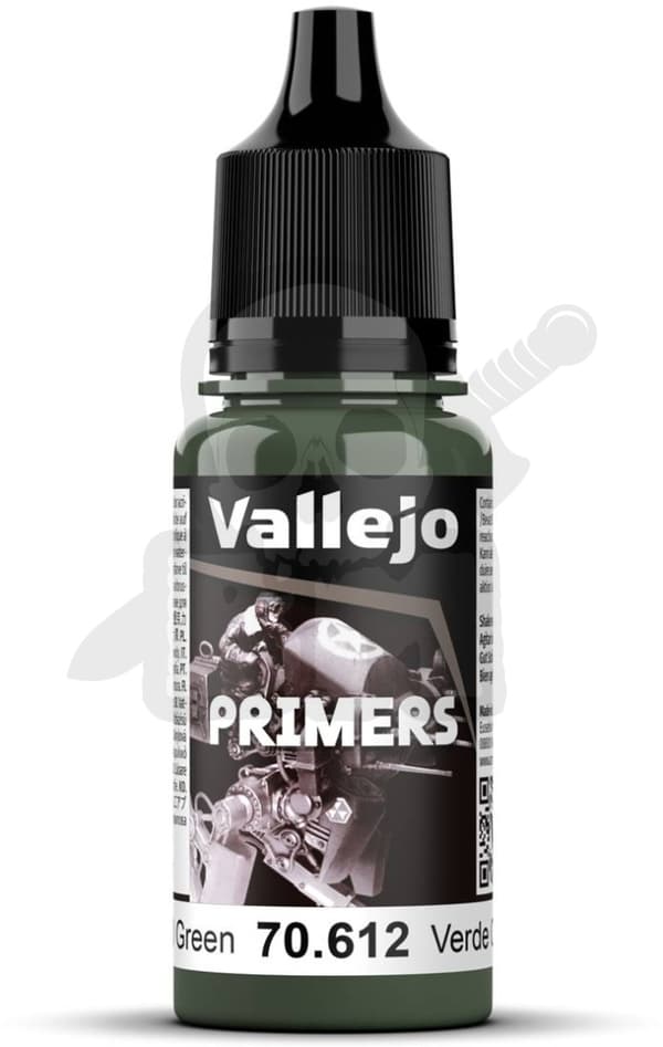 Vall-70612 Overfladeprimer 17ml natogrøn