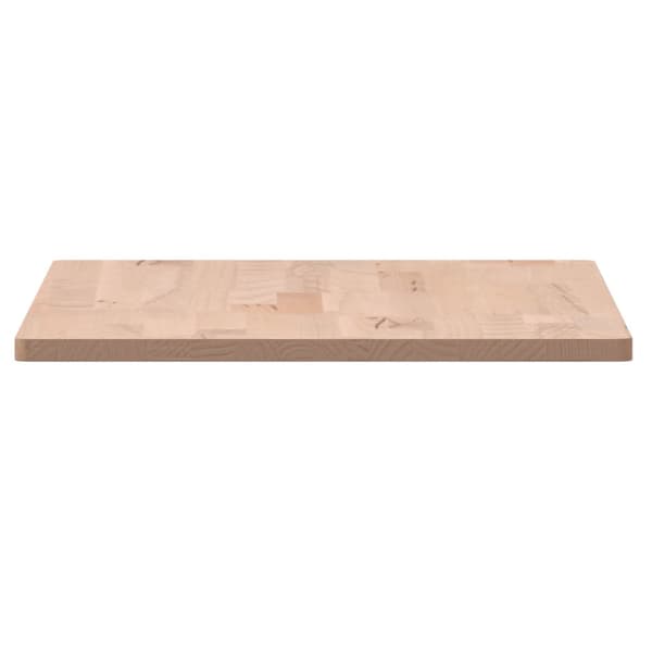 vidaXL bordplade 60x40x1,5 cm rektangulær massiv bøgetræ