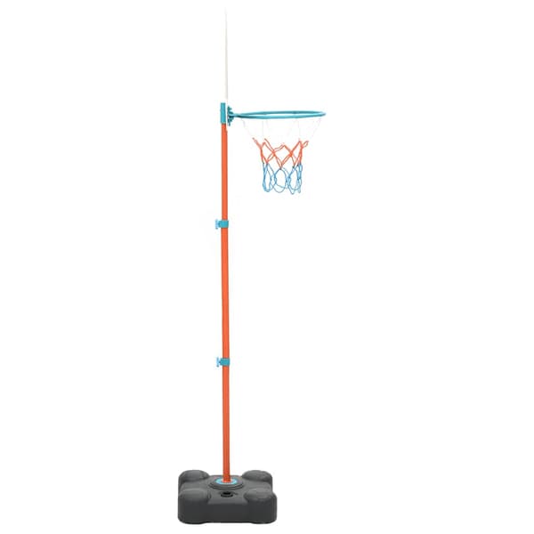 vidaXL bærbart basketballsæt, justerbart, 109-141 cm