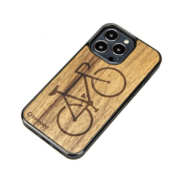 Træetui til iPhone 13 Pro LIMBA BIKE