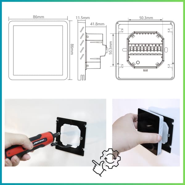 Lämmitysmatto 160W/m2 | 3,5m2 NICE.B-termostaatilla