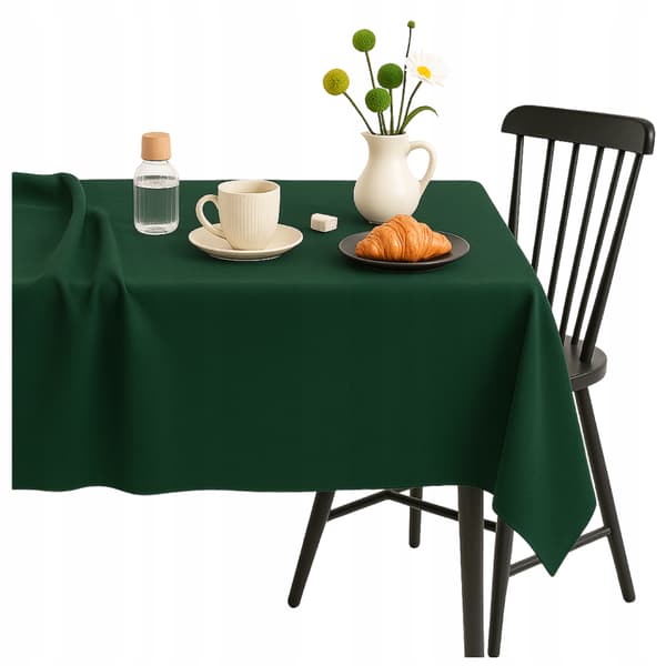 Enfärgad bordsduk 140x220 cm rektangulär matt universal