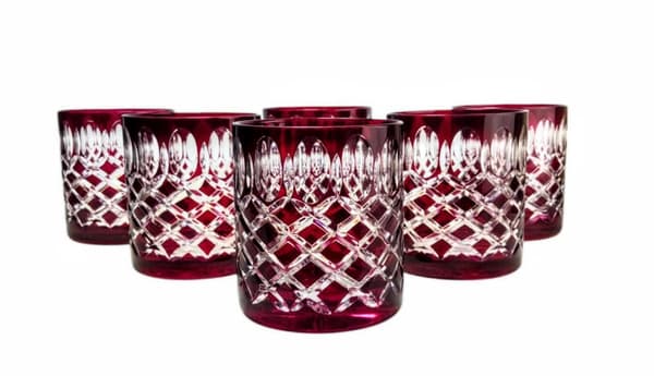 Ruby Crystal Whiskyglas 280ml Krata Oliwka