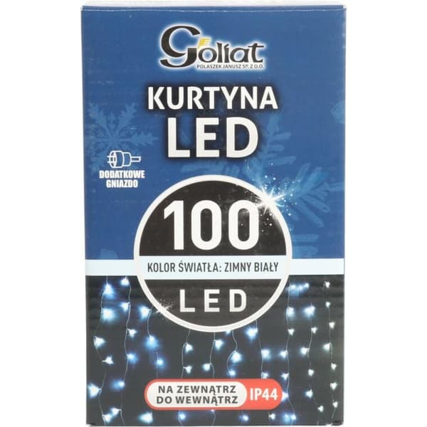 100 LED-gardinlys julgardinlys 1,5 x 1,5 m