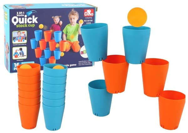 Aistipeli 3in1 kupit 16 kpl
