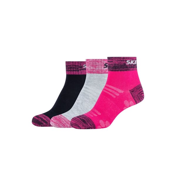 Skechers Piger Mesh Ventilation Quarter 3P Strømper 27-30