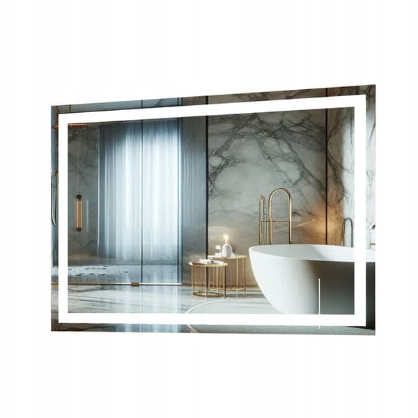 LED-BELYSEN SPEGEL 100x100 Lunara