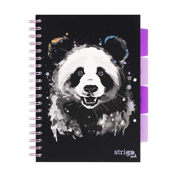 Notesblokke B5/100K gitter Panda