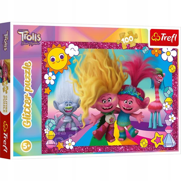 100 Glitter glitterabilt troll universel trolde figur