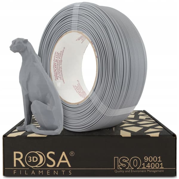 FILAMENT 3D Refill PLA Speed ​​​​Matt Grå (1kg / 1,75mm)