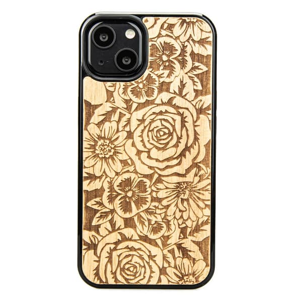 Træcover til iPhone 13 ROSES ANIEGRE