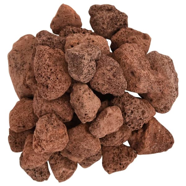 vidaXL Vulkansten, 10 kg, Röd, 3-5 mm