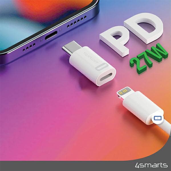 4smarts USB-C/Lightning-adapter 27W 2 st
