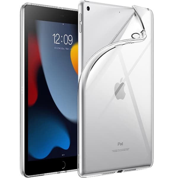 Fodral för iPad 10.2" 2021/2020/2019 (9:e/8:e/7:e generationen), silikon, transparent
