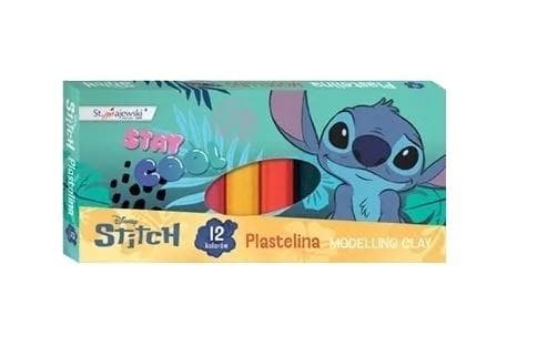 Plasticine 12 färger 15g Stitch