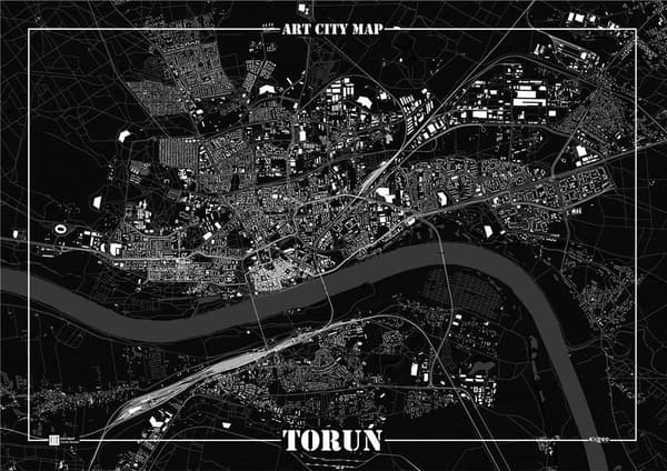Dekorativ plakat - Toruń
