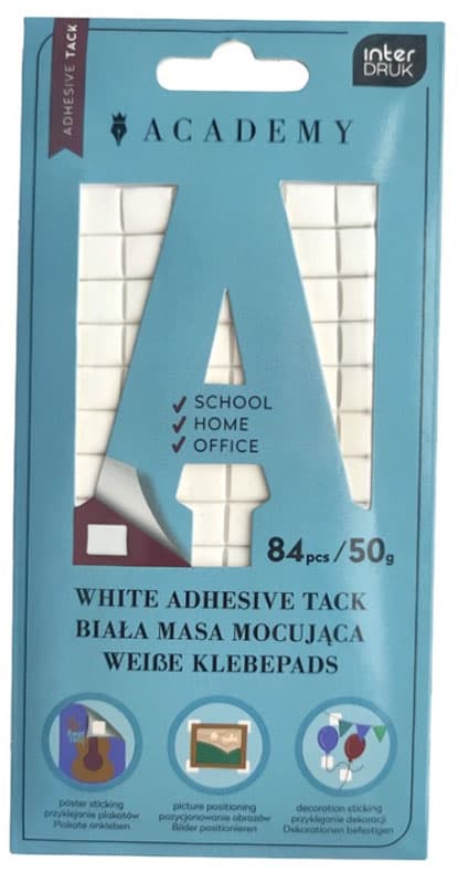 Vit monteringsmassa 50 g. Akademi