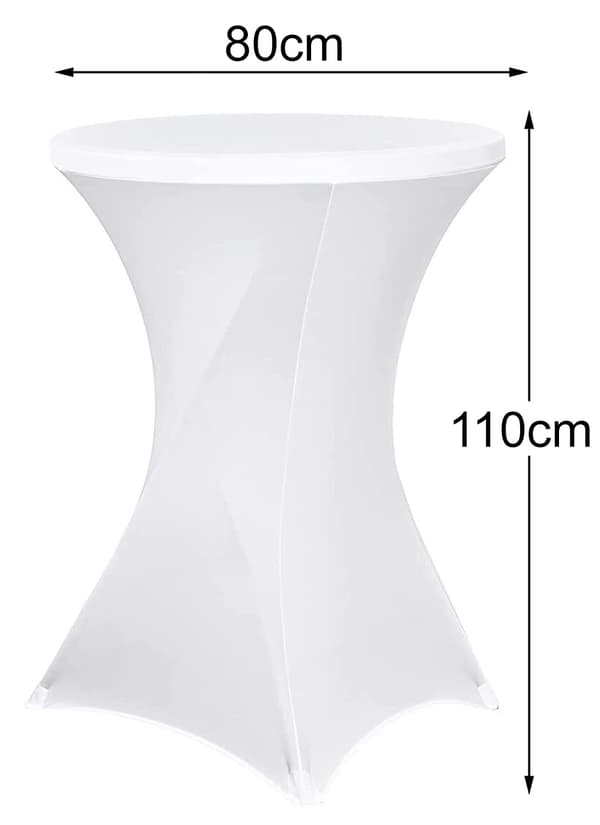 Heckermann Bordsöverdrag 80x110cm Vit
