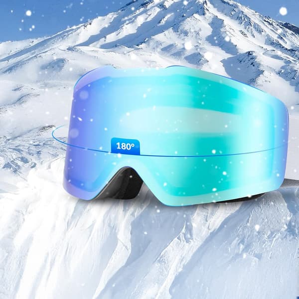 Rammeløse anti-dug skibriller UV400 - hvide
