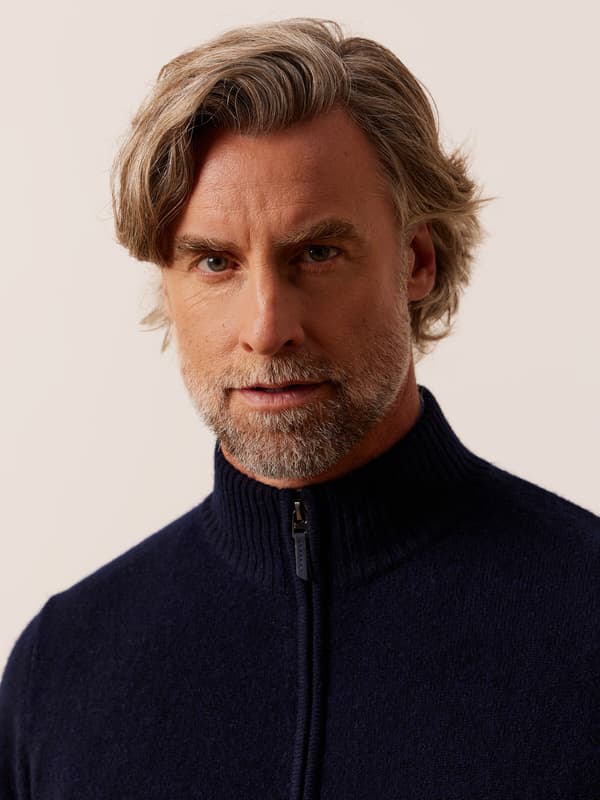 MARINBLÅ WENLEY M CARDIGAN