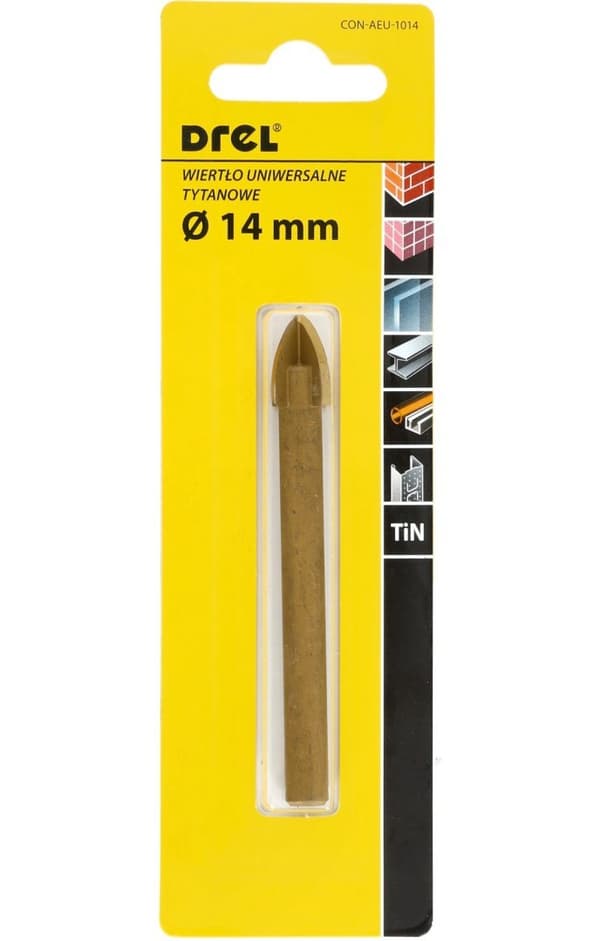 Universalborr 14,0 mm, krysspets, typ