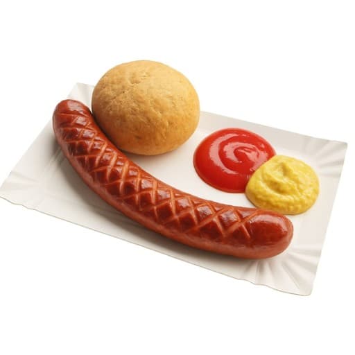 Rektangulär papperslåda för grillning, utomhusfest, 14 x 25 cm, 250 st.