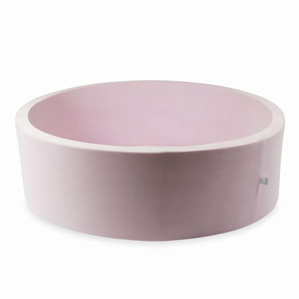 Dry pool 130x40 fløjlsblød lys pink uden bolde