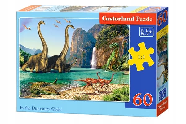 B-06922-1 Pussel 60 bitar i dinosauriernas värld