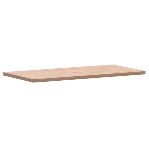 vidaXL bordplade 100x50x2,5 cm rektangulær massiv bøgetræ