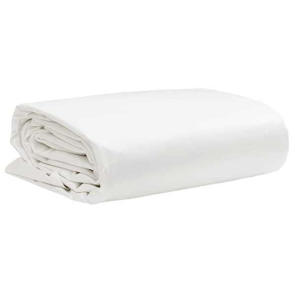 vidaXL Presenning, vit, 3x4 m, 600 g/m²