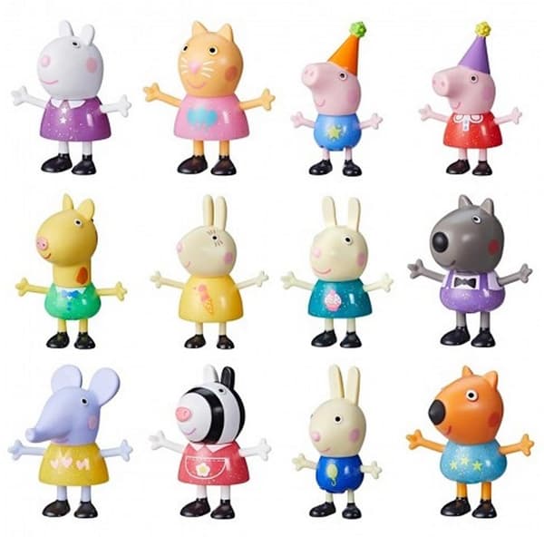 Hasbro Peppa Pig Peppas Partyvänner mix 6cm