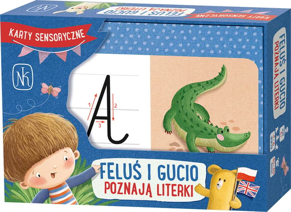 Feluś och Gucio lär sig bokstäver