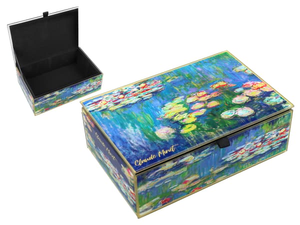 Carmani, smykkeskrin i glas - Claude Monet/Åkander