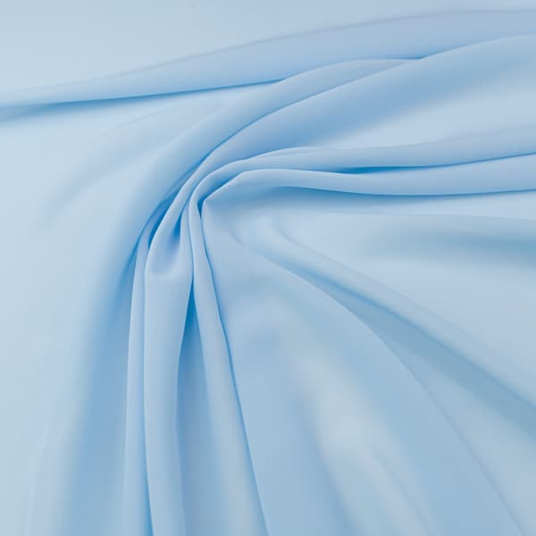 Chiffonmateriale, blå farve