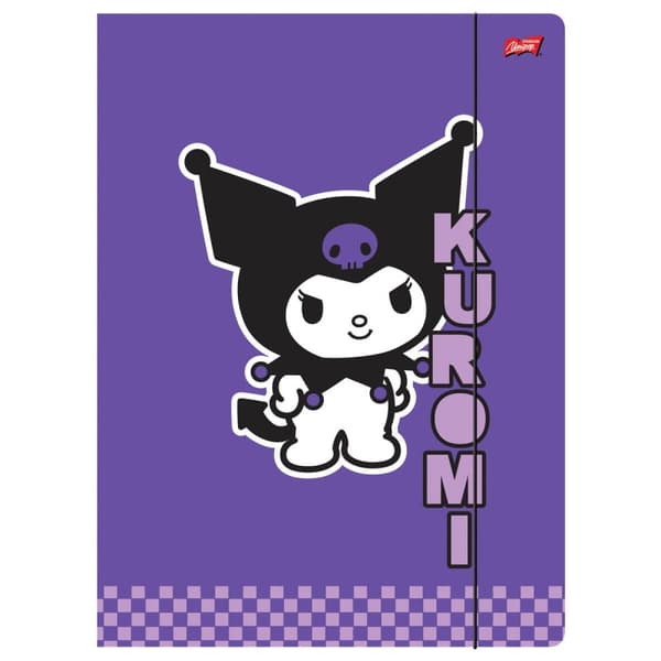 A4 300 g/m2 kuminauhakansio. Kuromi musta.