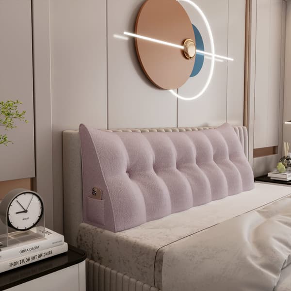 Triangulär plyschkudde rosa Triangulär plyschkudde rosa 160 cm