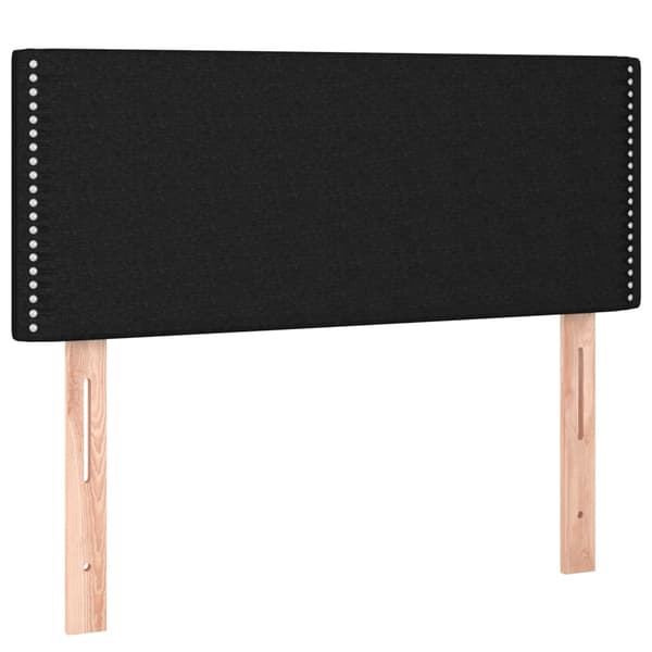 vidaXL sengegavl sort 90x5x78/88 cm stof
