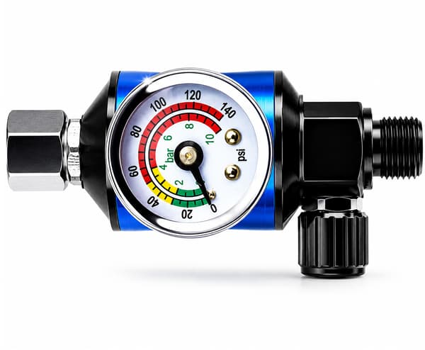 Tryckregulator 1/4 0-10 bar med torkare