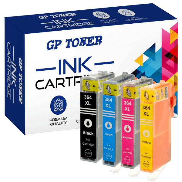 4x blækpatroner til HP GP-H364XL CMYK GP