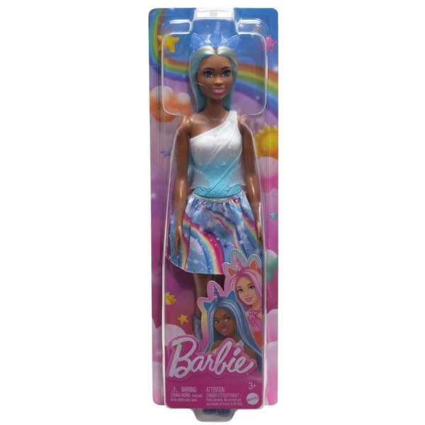 Barbie Enhörningsdocka Blå HRR14