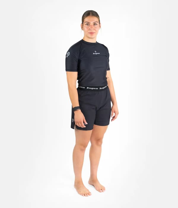 Progress Herr Kortärmad Rashguard Academy Svart S