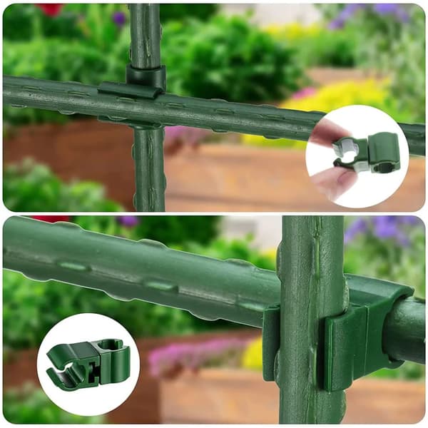 6x 360° DREJBAR FORBINDELSE TIL HAVESTANG PLANTEFORBINDELSESHOLDER