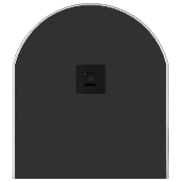 vidaXL Väggspegel, Silver, 80x35 cm, Oval