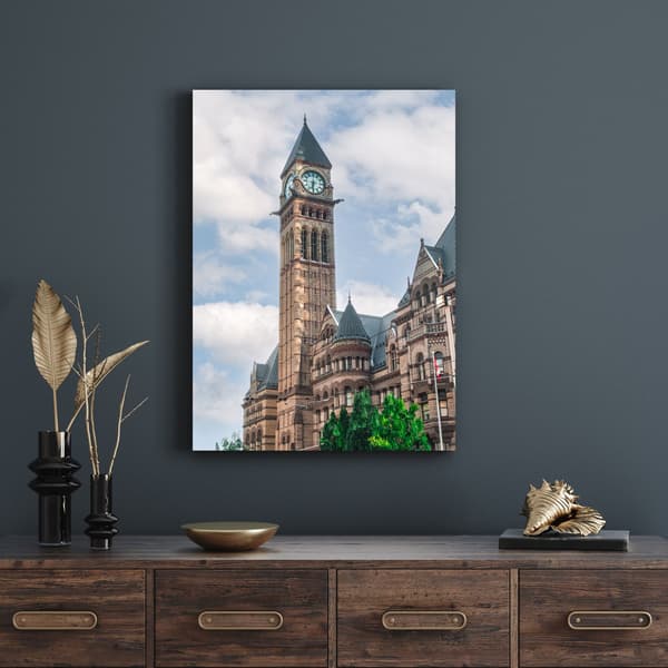 Canvastavla Arkitektur Klocktorn 50x80