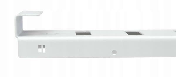 19” 1U 12xSC Simplex gråt fiberoptisk panel