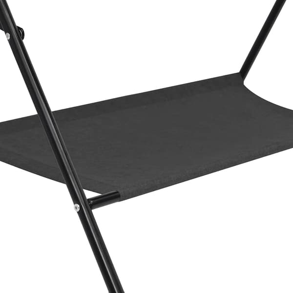 vidaXL puslebord antracit jern